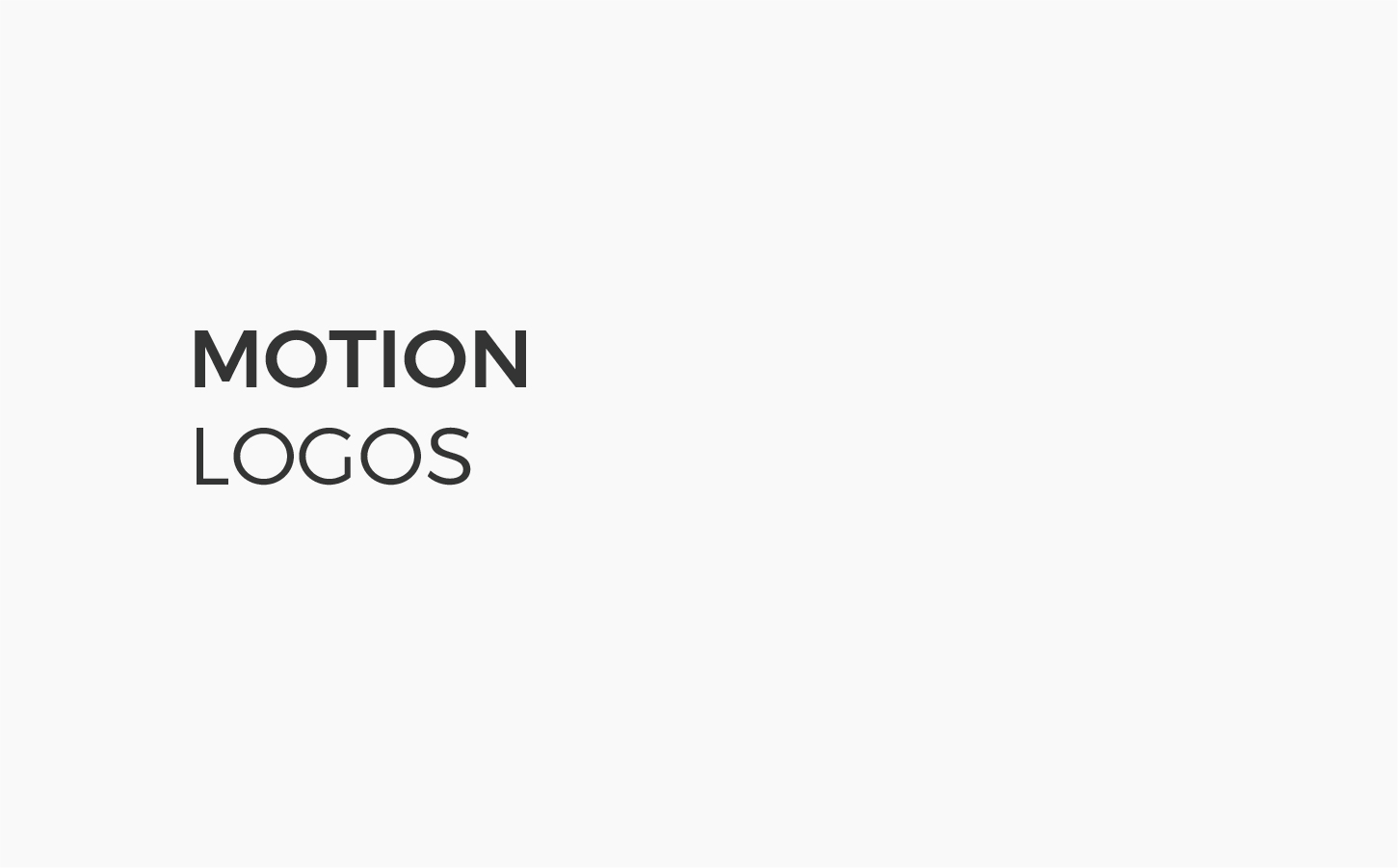 MOTION LOGOS